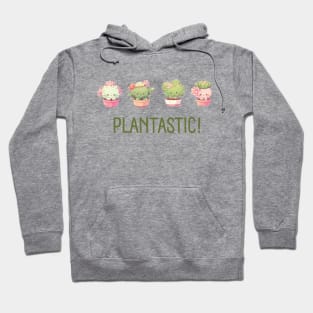 Plant Shirt For Plant Lover Gift For Gardeners Plantastic Cute Succulent Shirt Gardening Tee Botanical Gardener T-Shirt Green Thumb Tee Hoodie